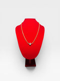 Collar de oro goldfield con zircon