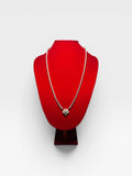 Collar de plata SL925 con micro zircones
