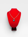 Collar de plata SL925 con colgante tipo BMW
